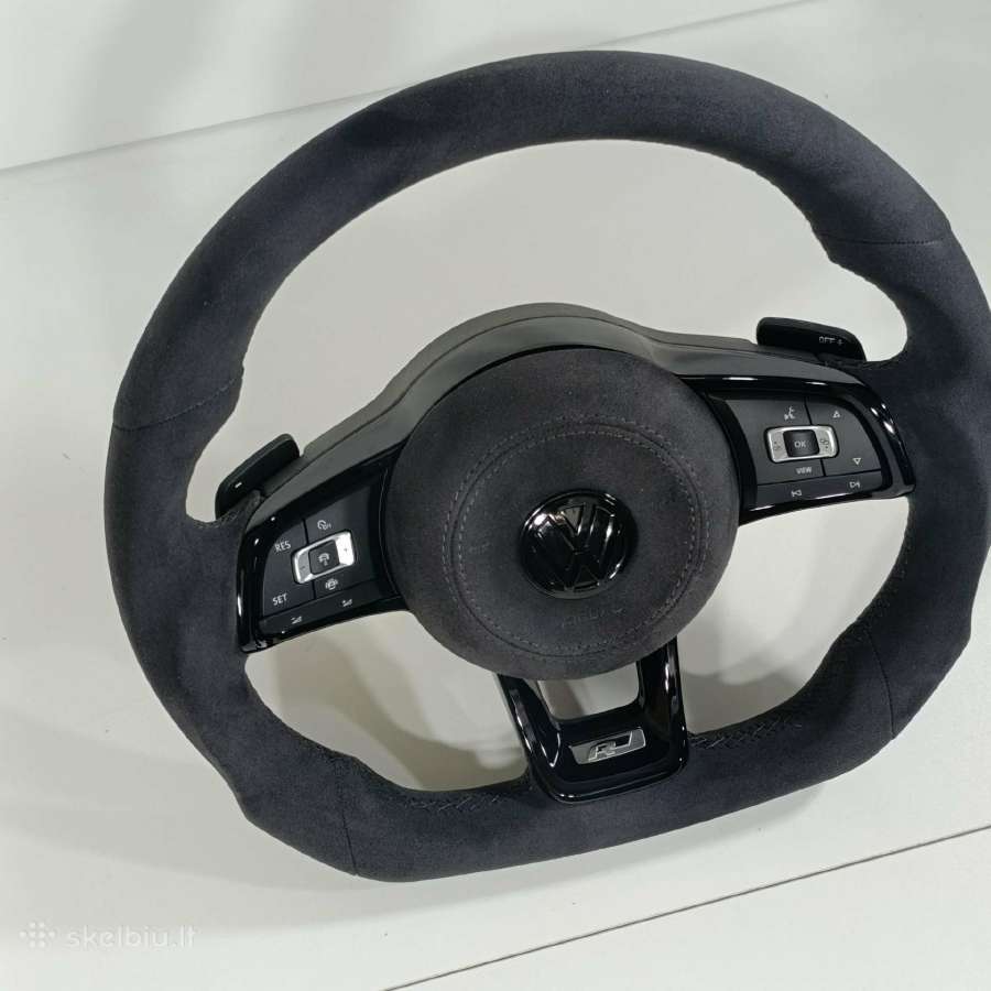 Naujas VW Golf Mk7/7.5 Alcantara vairas - nuotraukos Nr. 6