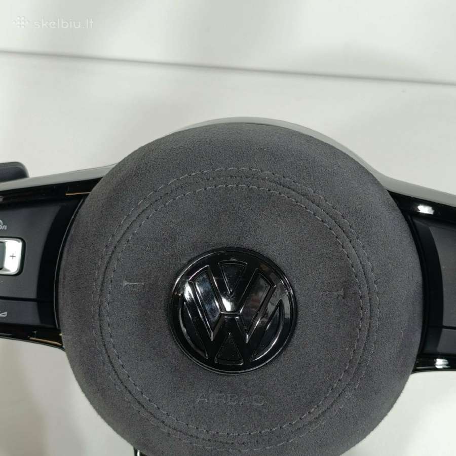 Naujas VW Golf Mk7/7.5 Alcantara vairas - nuotraukos Nr. 9