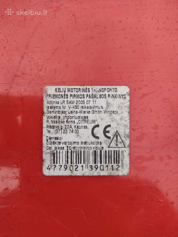 Automobilių vaistinėlė vaistinėlės pagalbos dėžė - nuotraukos Nr. 11