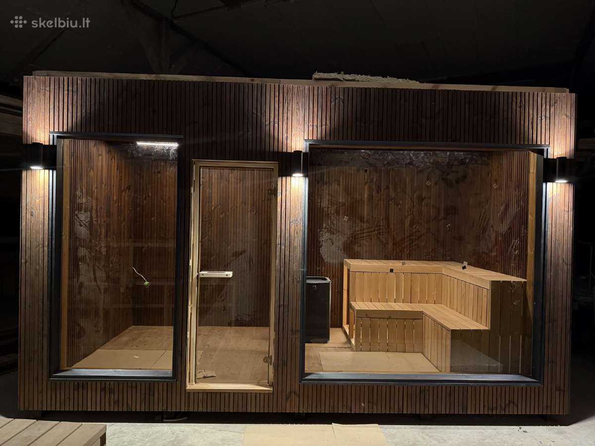 Karkasine sauna, pirtis, medine sauna, medine pirt - nuotraukos Nr. 16