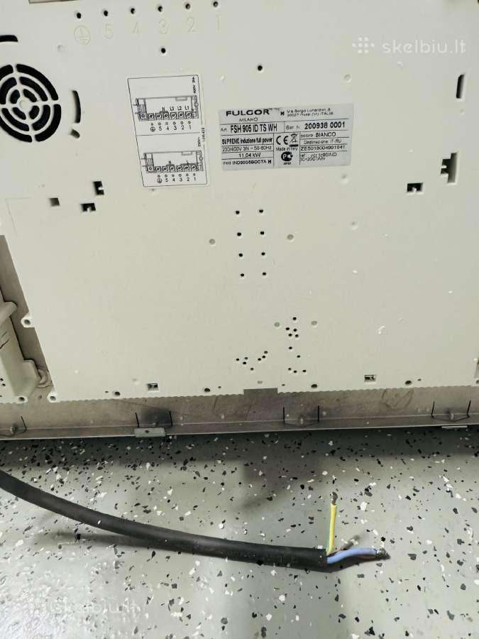 Fulgor Milano Fsh905idtswh indukcinė kaitlentė - nuotraukos Nr. 6