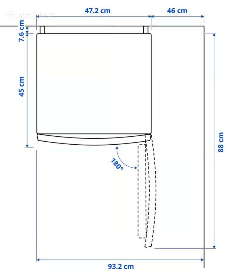 Ikea šaldytuvas - nuotraukos Nr. 3
