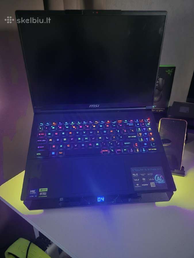 Msi Stealth 16 Ai Rtx4090/16gb - nuotraukos Nr. 15