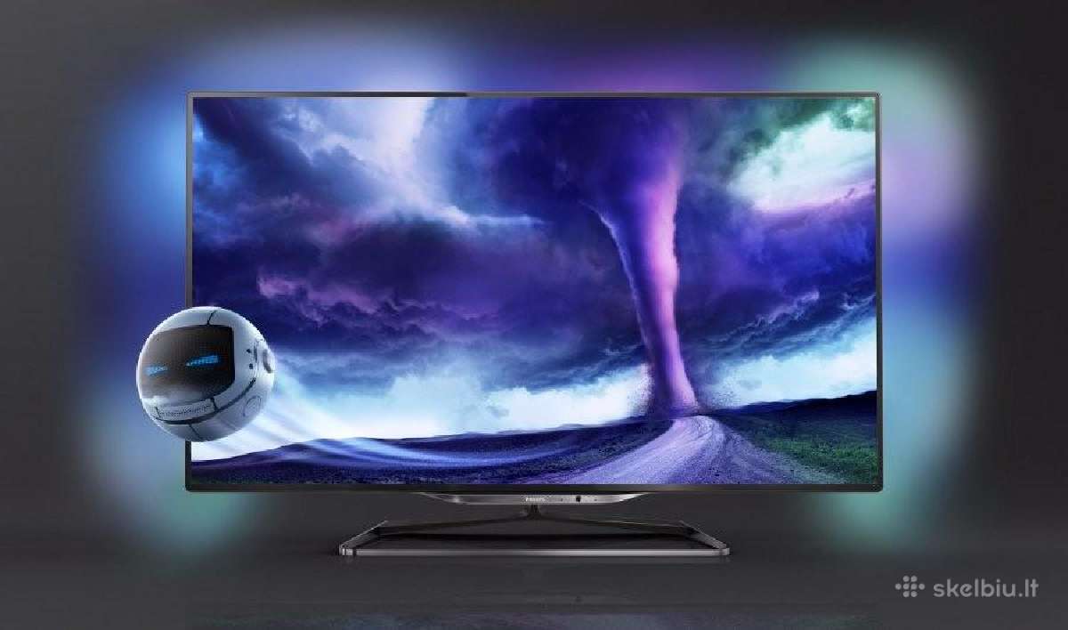 Philips Ultra-slim Smart LED TV 55pfl8008s/12 - nuotraukos Nr. 2