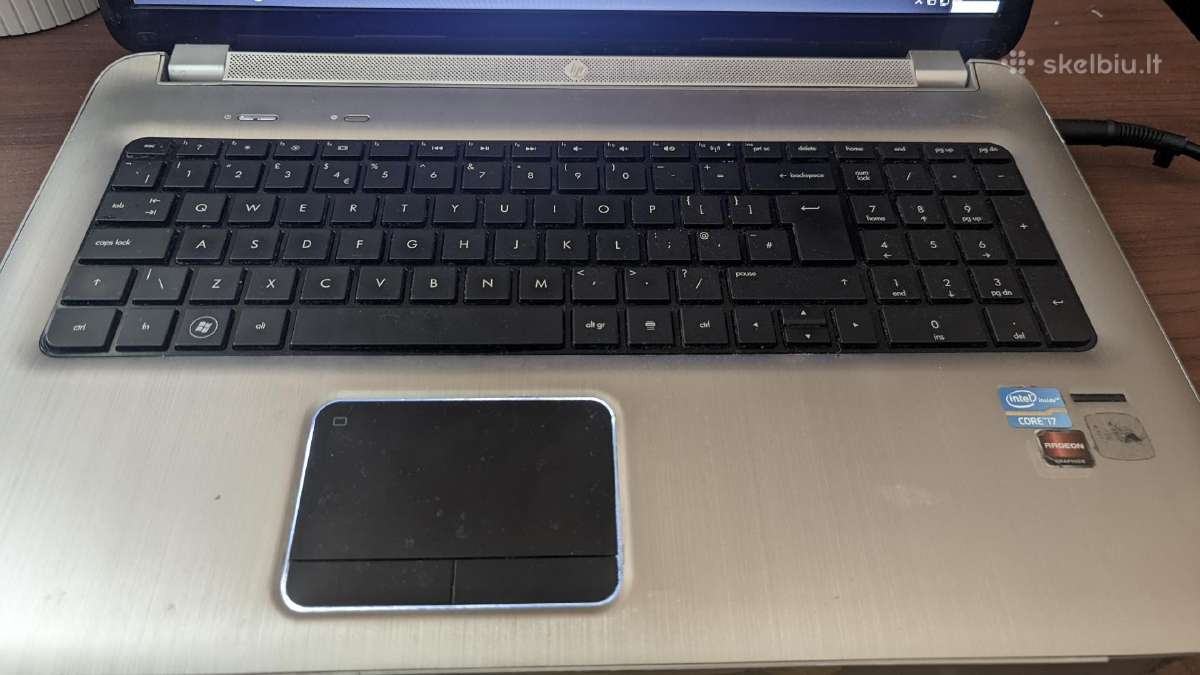 Hp Pavilion dv7 17,3" Core i7 8 GB RAM - nuotraukos Nr. 2