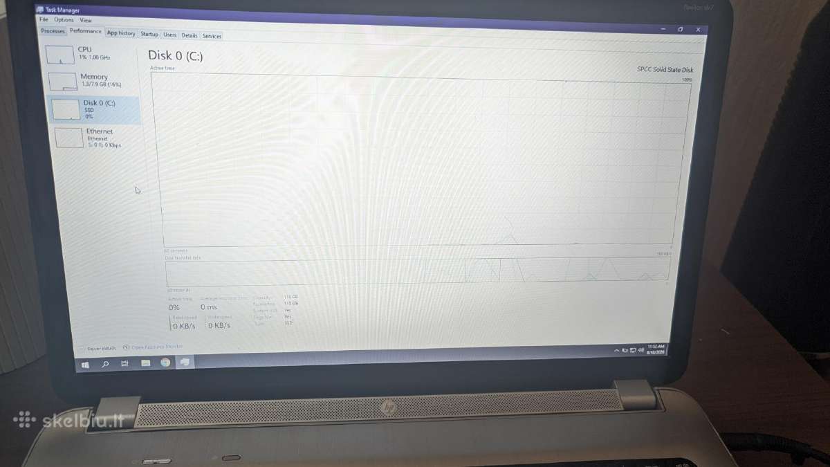 Hp Pavilion dv7 17,3" Core i7 8 GB RAM - nuotraukos Nr. 3