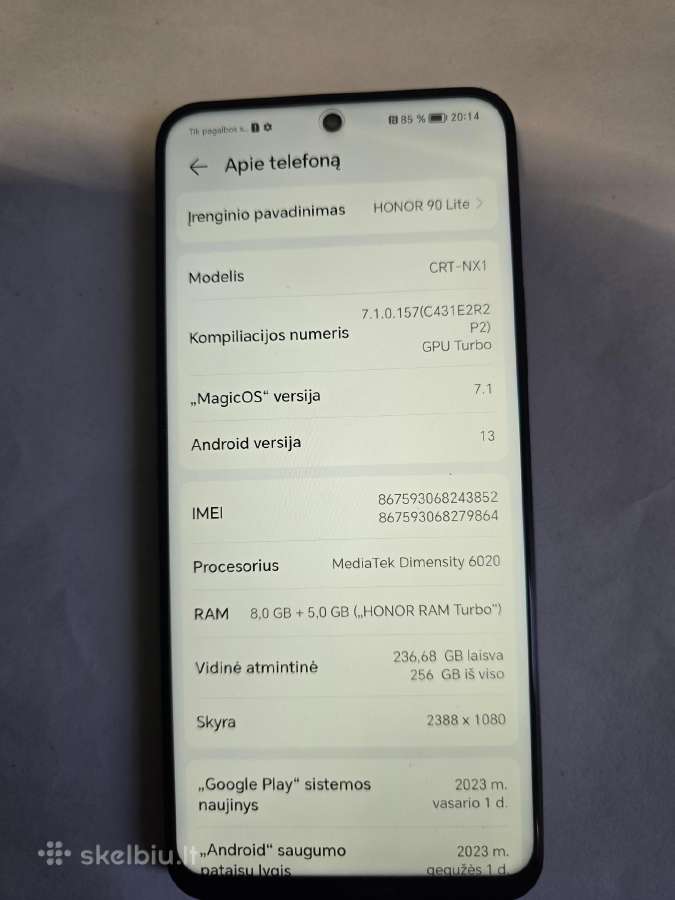 Honor 90 lite - nuotraukos Nr. 3