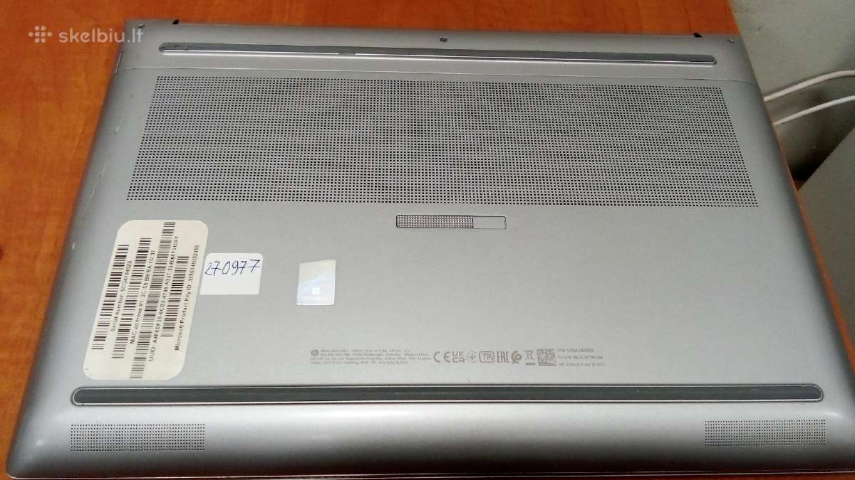 Hp Zbook Fury 16 G10 i7 32 1tb Rtx , su garantija - nuotraukos Nr. 6