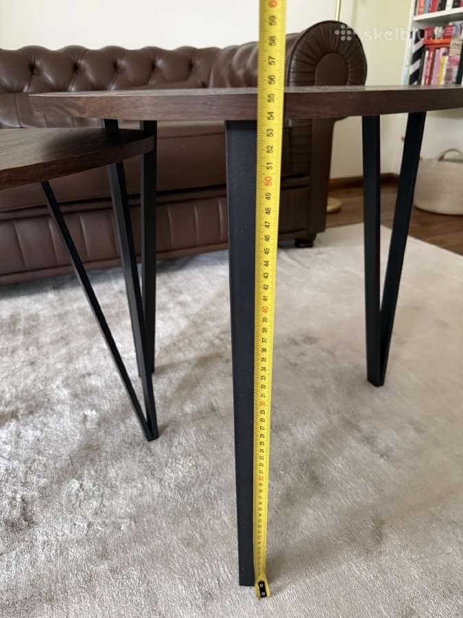 Kavos staliukai 3 vnt. 80€ - nuotraukos Nr. 4