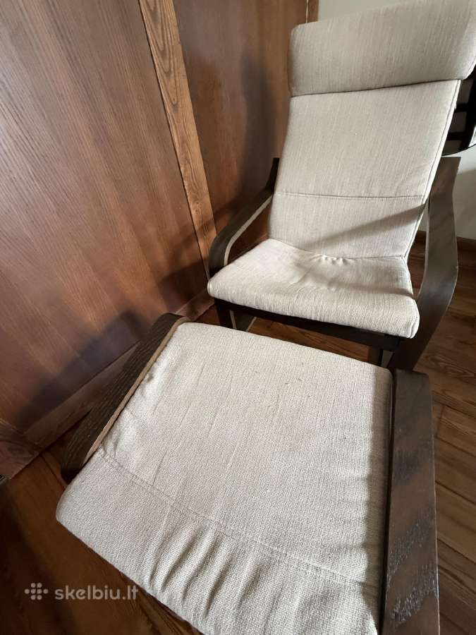 Ikea “poäng“ fotelis su kojų kede 80€“ - nuotraukos Nr. 5