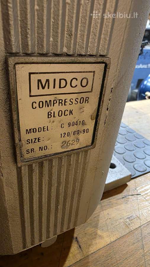 Oro kompresorius Midco 1000ltr/min - nuotraukos Nr. 3