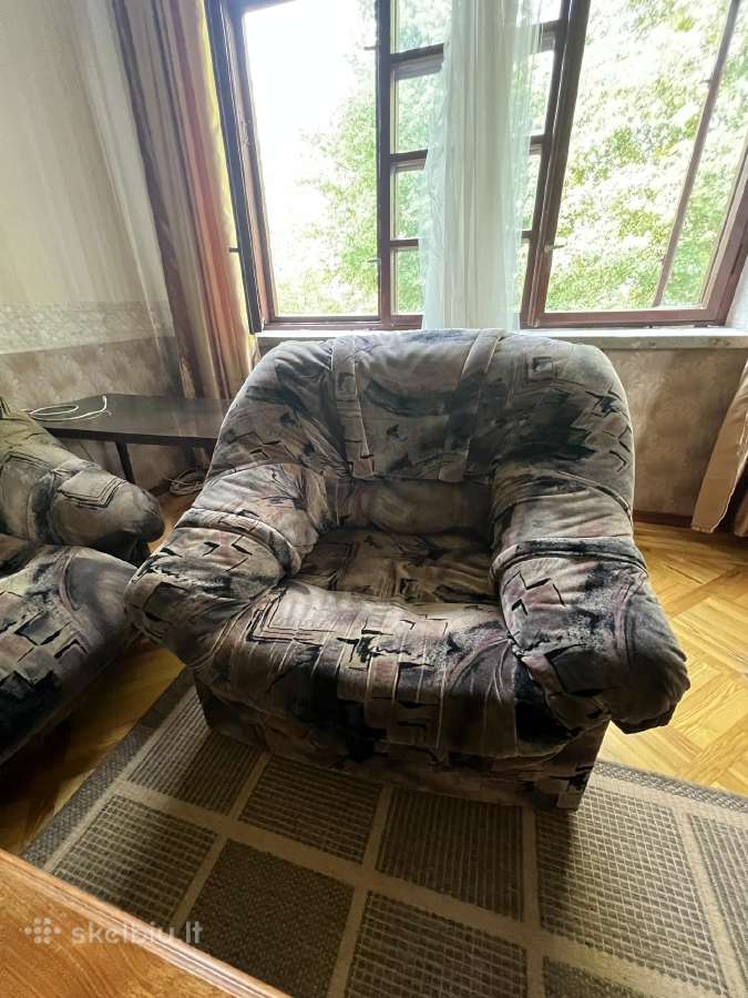 Svetainės minkštų baldų komplektas - nuotraukos Nr. 2