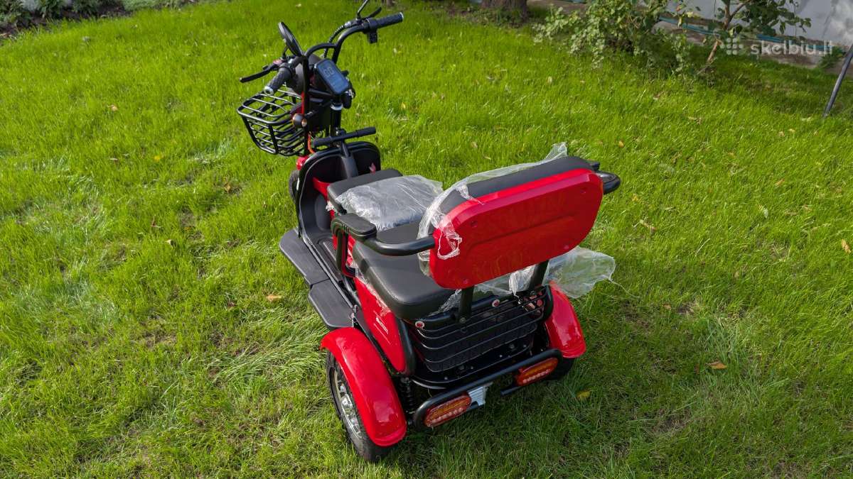 Naujas elektrinis triratis - skuteris M19 - nuotraukos Nr. 6