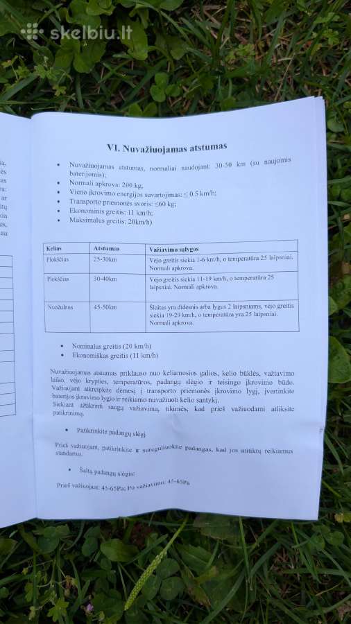 Naujas elektrinis triratis - skuteris M19 - nuotraukos Nr. 17