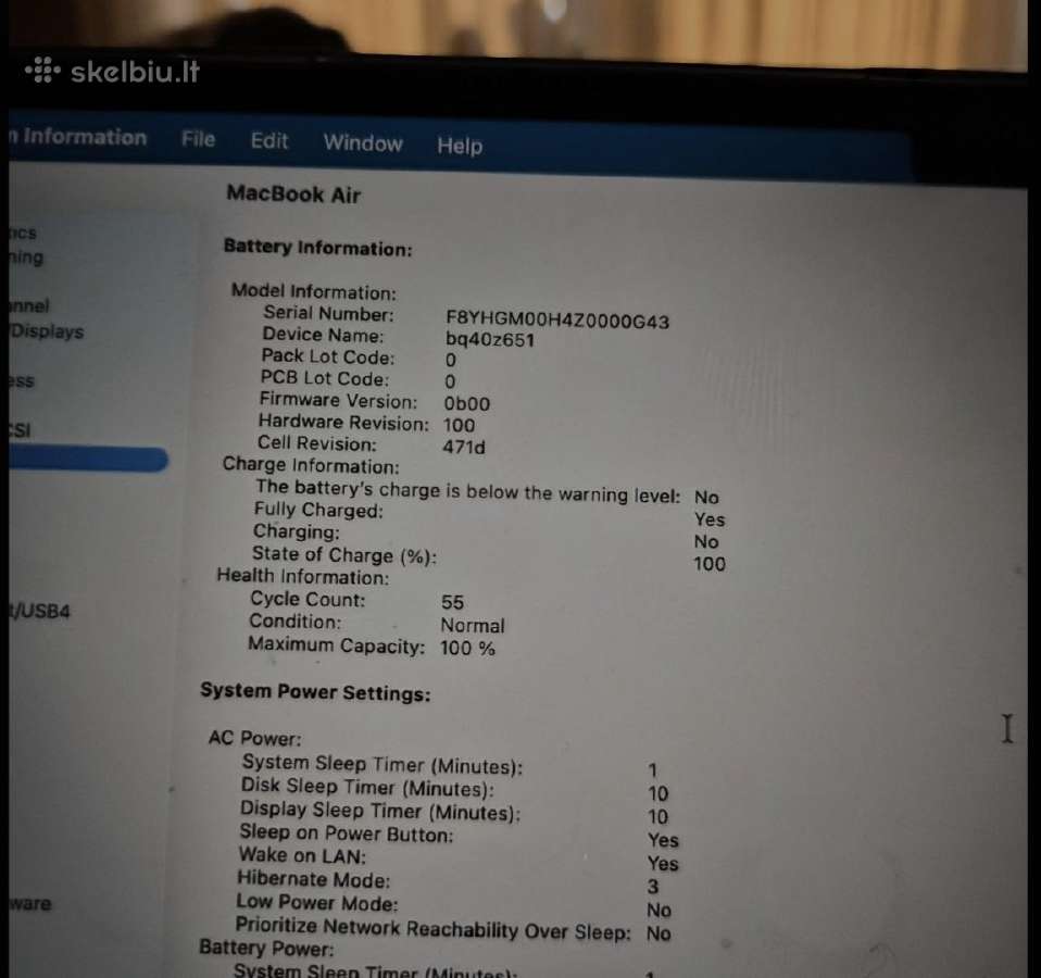 Parduodu MacBook air m4 - nuotraukos Nr. 6