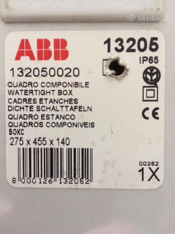 Abb 13205 virštinkinis skydelis Ip65 - nuotraukos Nr. 4