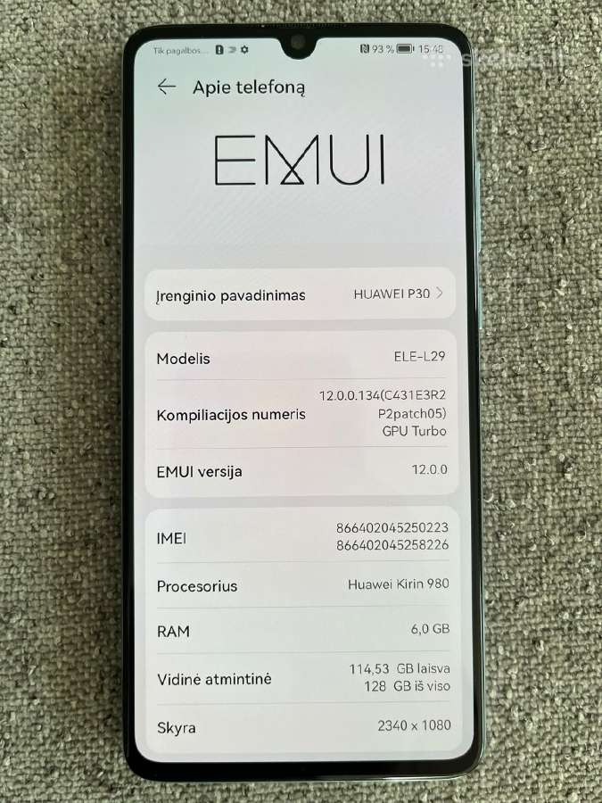 Huawei P30 - nuotraukos Nr. 2
