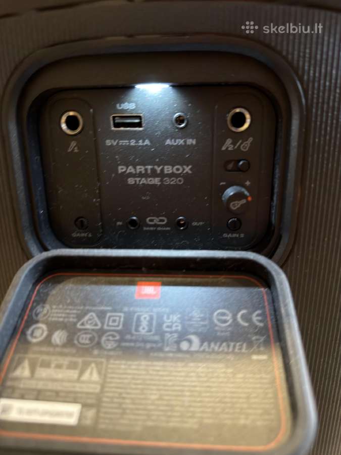 Jbl Partybox Stage 320“ kolonė Su garantija - nuotraukos Nr. 4