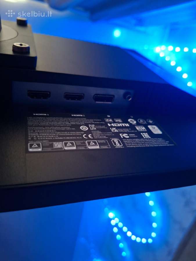 Monitor Lenovo Legion 24-10 (240hz, Ips, 23.8") - nuotraukos Nr. 4