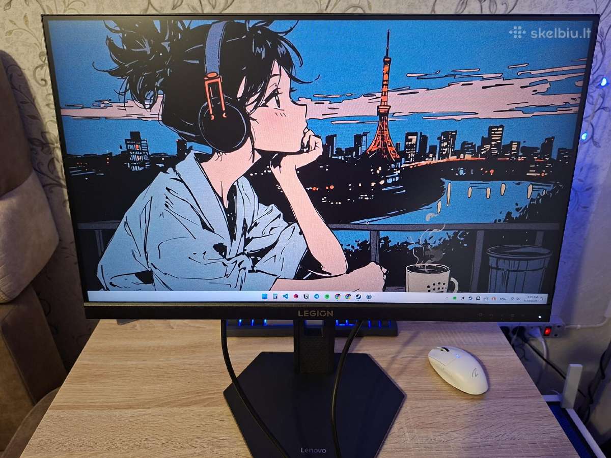 Monitor Lenovo Legion 24-10 (240hz, Ips, 23.8") - nuotraukos Nr. 7