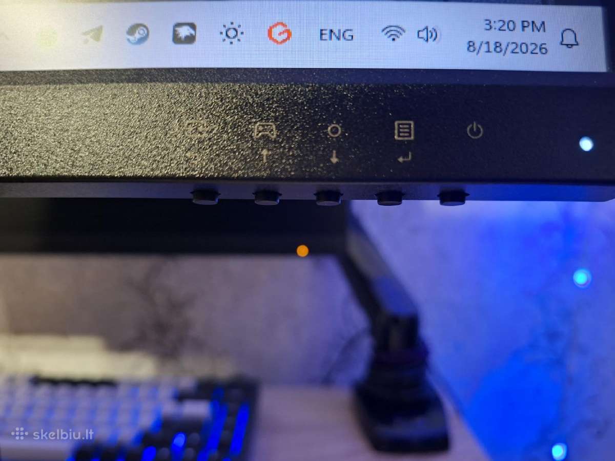 Monitor Lenovo Legion 24-10 (240hz, Ips, 23.8") - nuotraukos Nr. 10