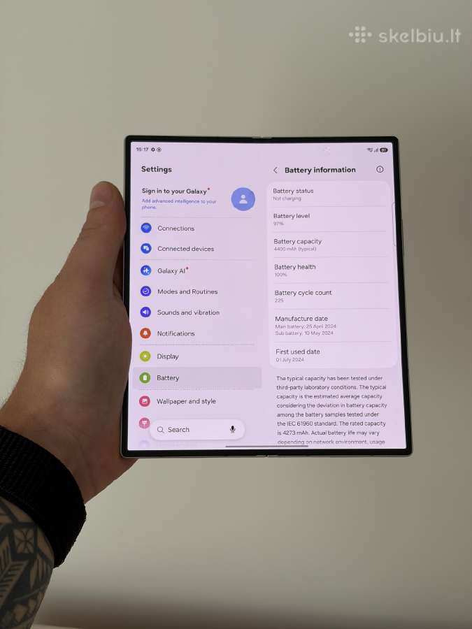 Samsung Galaxy Z Fold6 - nuotraukos Nr. 3