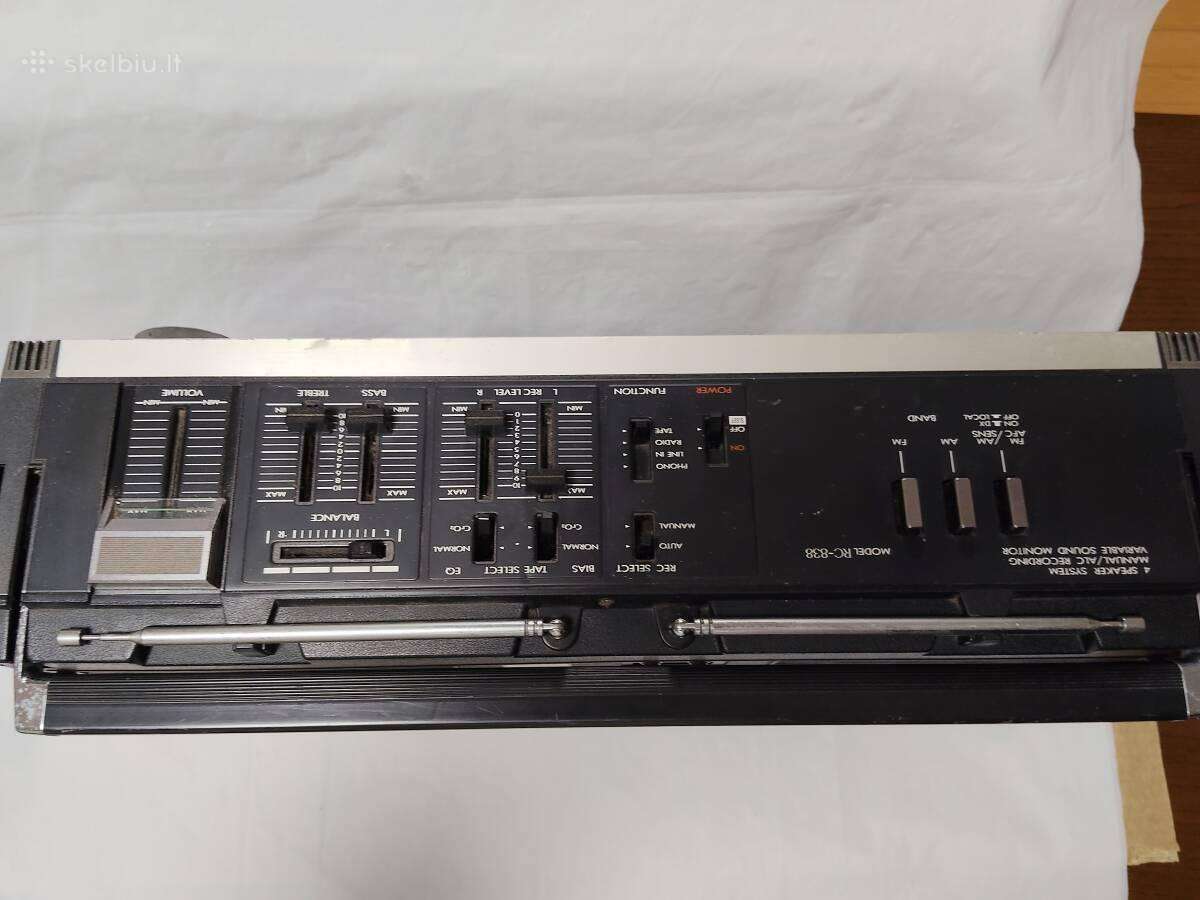 Victor (JVC) RC-838 Biphonic boombox - nuotraukos Nr. 2