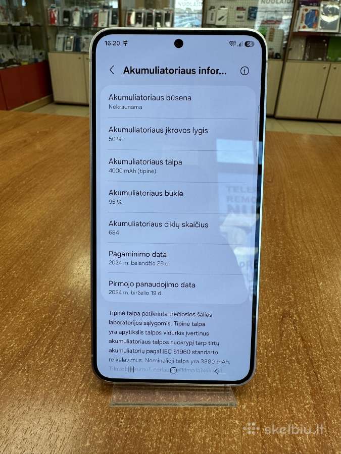 Samsung S921b Galaxy S24 128gb (Naudotas) - nuotraukos Nr. 2