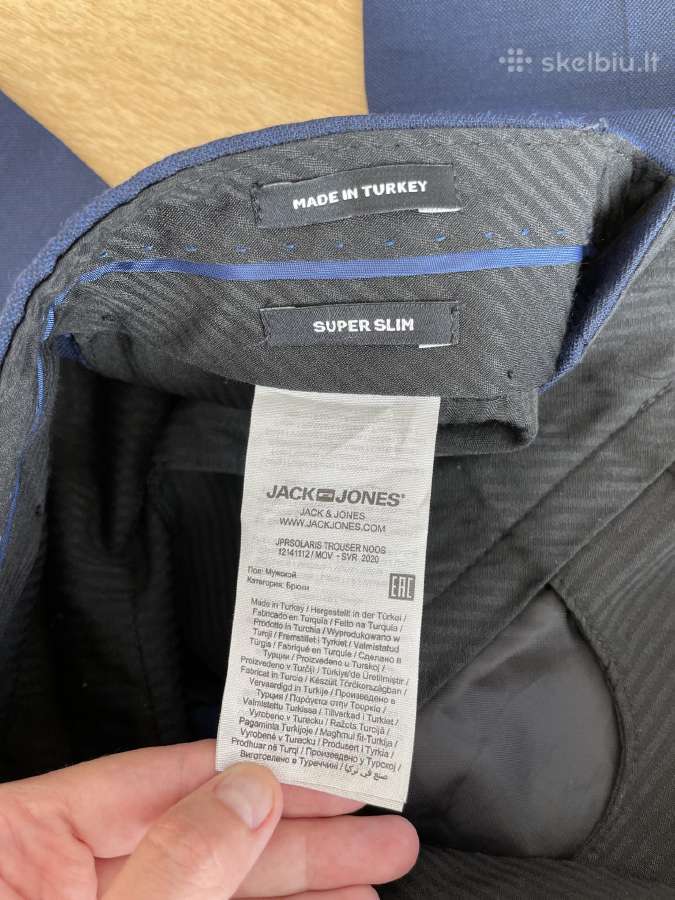 Jack & Jones Premium Super Slim vyriškos kelnės - nuotraukos Nr. 4