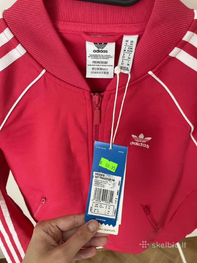 Naujas Adidas Originals Sst Track Top džemperis - nuotraukos Nr. 4