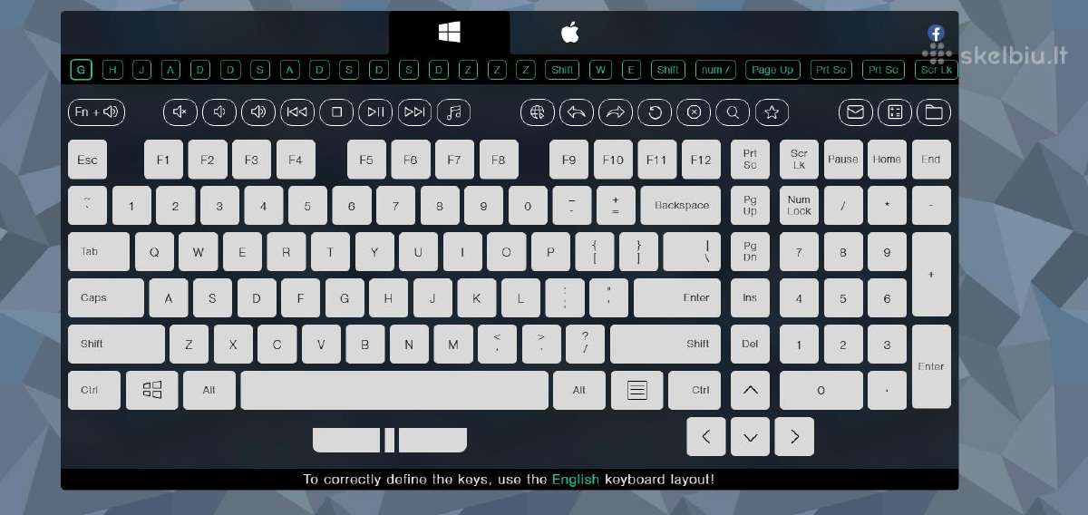 Razer blackwidow x chroma žaidimų klaviatūra - nuotraukos Nr. 5