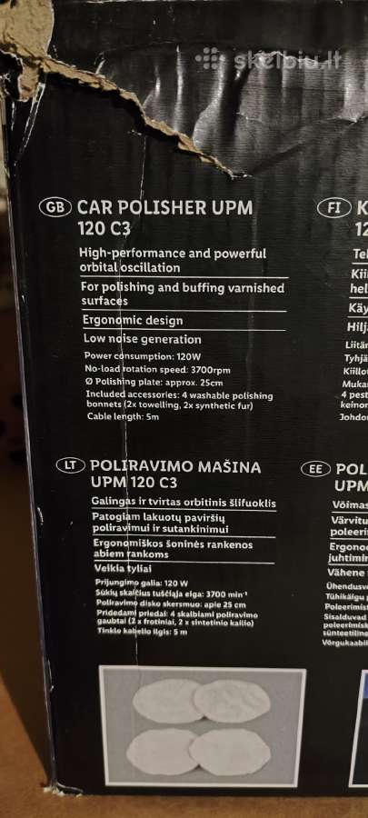 Poliravimo mašina Ultimate Speed Upm 120 C3 - nuotraukos Nr. 7
