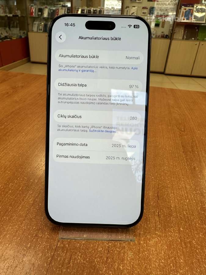 Apple iPhone 17 256 GB (Naudotas) - nuotraukos Nr. 2