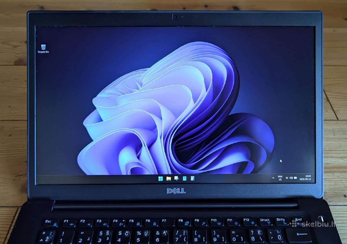 Dell Latitude 7480, i7 Cpu, 512ssd, 16ram, Win11 - nuotraukos Nr. 3