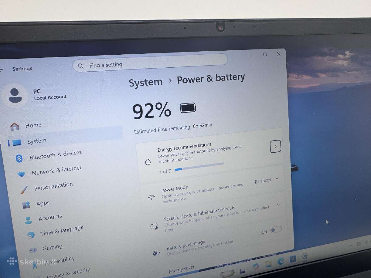 Lenovo Thinkpad E14, Ryzen 5 4500u Laptop - nuotraukos Nr. 8