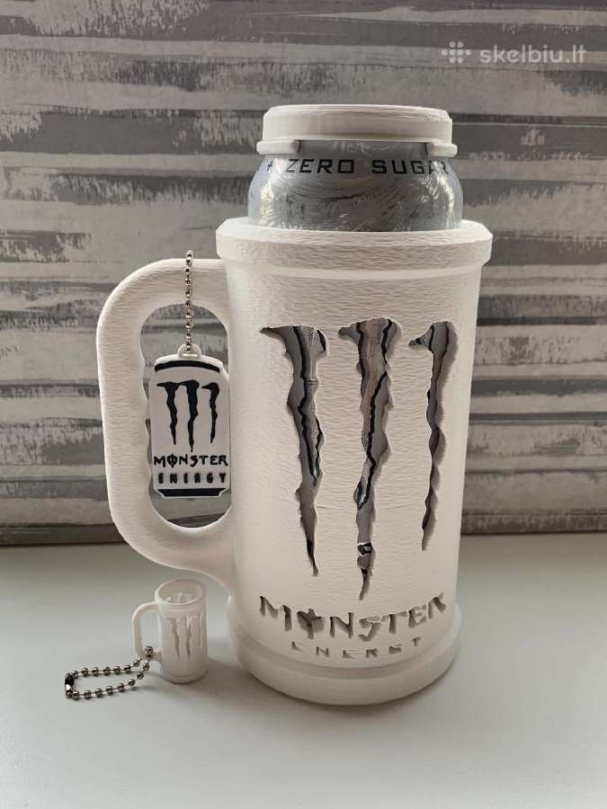 Monster Energy skardinės Dėklas Puodelis-rinkinys - nuotraukos Nr. 2