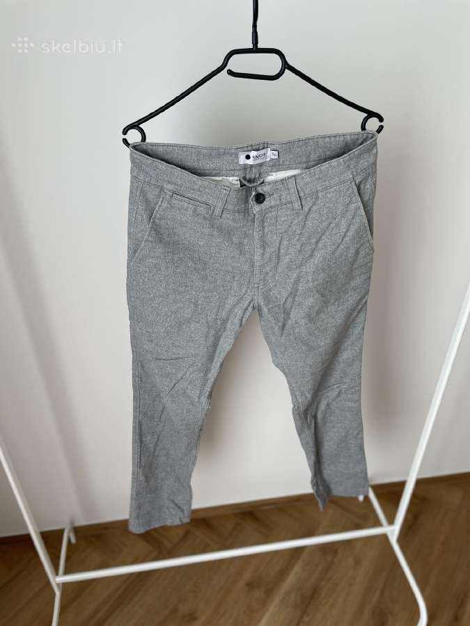 Nn07 vyriškos pilkos kelnės 30/34 - nuotraukos Nr. 2