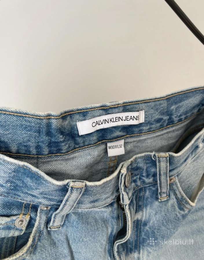 Vyriški Calvin Klein šviesūs plėšyti džinsai - nuotraukos Nr. 2