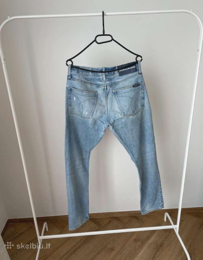 Vyriški Calvin Klein šviesūs plėšyti džinsai - nuotraukos Nr. 3