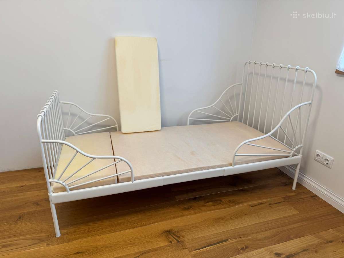Ikea išsiilginanti lova su čiužiniu - nuotraukos Nr. 3
