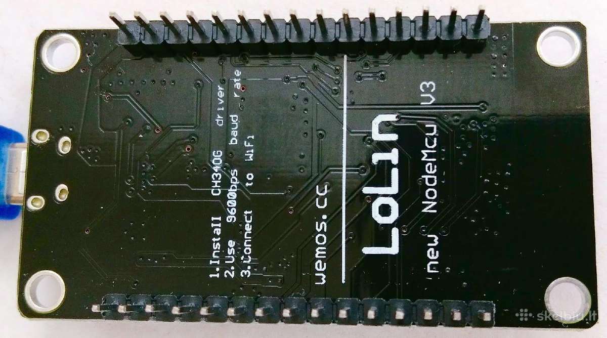 WiFi modulis Esp8266 Ch340g - nuotraukos Nr. 3