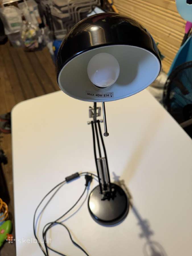 Ikea stalas 160x80 ir stalinė lempa - nuotraukos Nr. 2