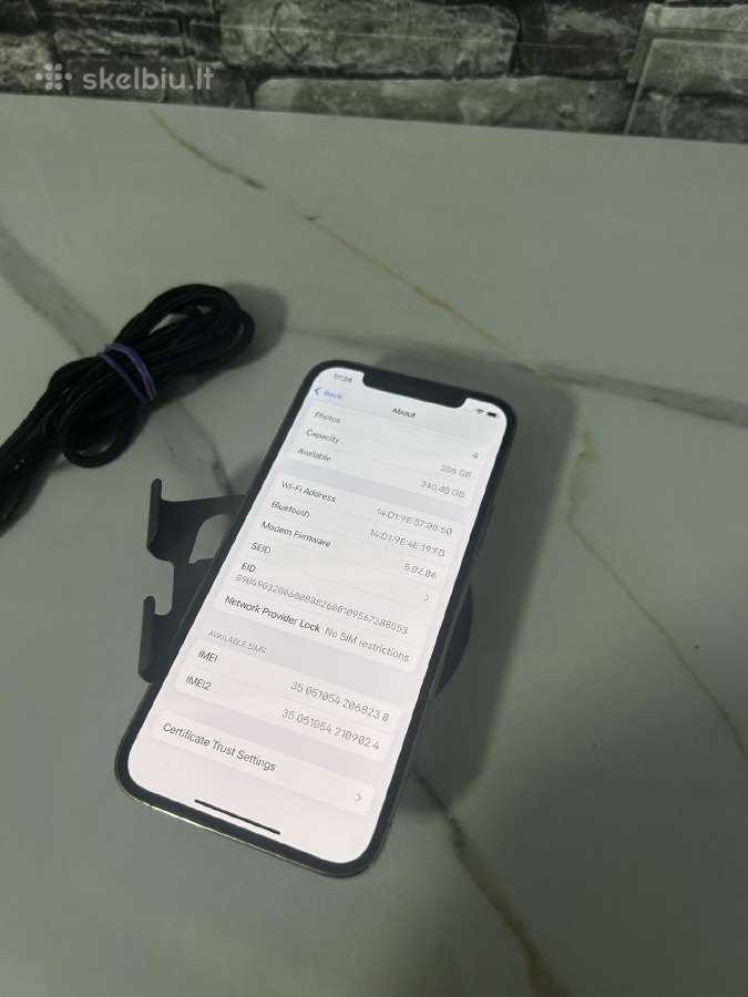 iPhone 12 Pro 256gb 79% Gold - nuotraukos Nr. 9