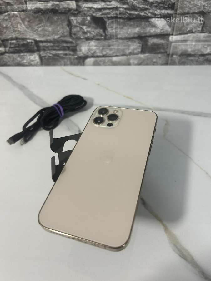 iPhone 12 Pro 256gb 79% Gold - nuotraukos Nr. 4