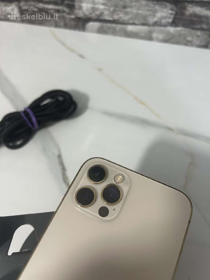 iPhone 12 Pro 256gb 79% Gold - nuotraukos Nr. 5