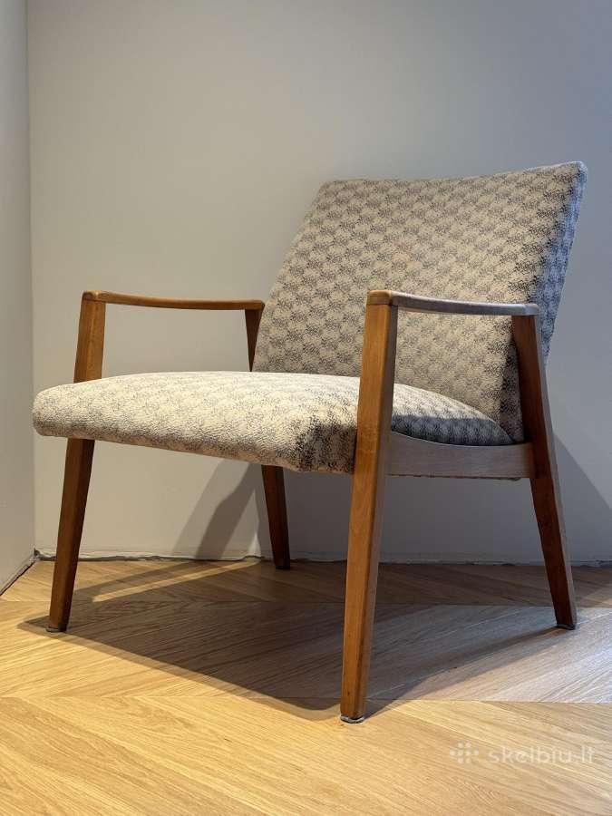 Vintažinis mid-century fotelis - nuotraukos Nr. 3