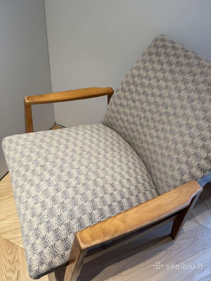 Vintažinis mid-century fotelis - nuotraukos Nr. 5