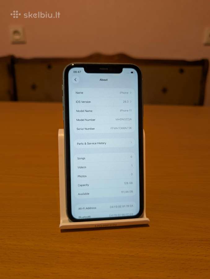 iPhone 11, 128gb, 100% battery - nuotraukos Nr. 7