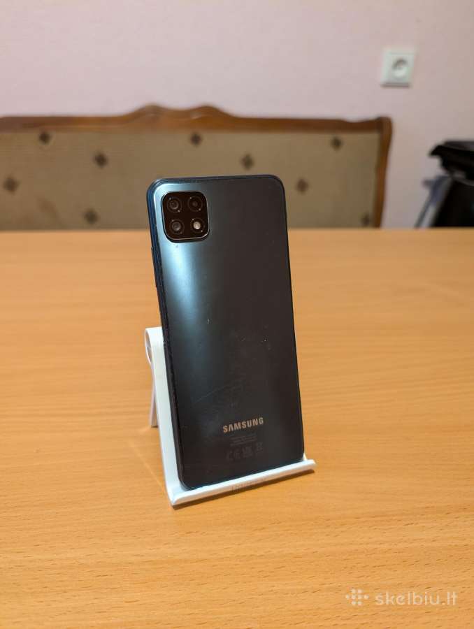 Samsung A22, geros būklės, juodas - nuotraukos Nr. 2