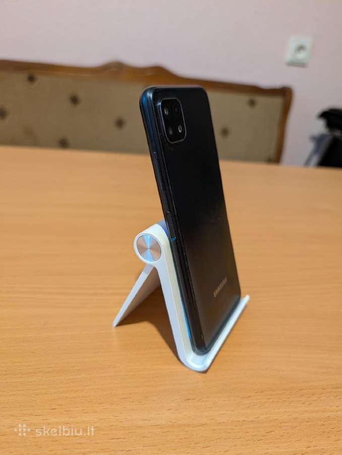 Samsung A22, geros būklės, juodas - nuotraukos Nr. 3